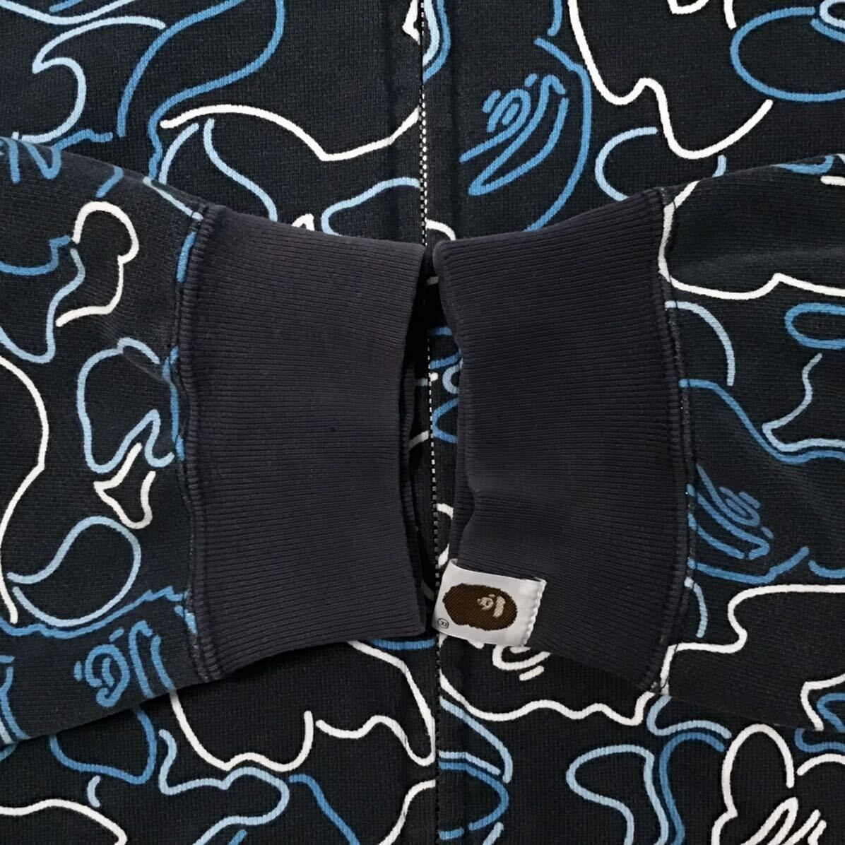 ☆初期☆ Neon camo フルジップ パーカー Mサイズ a bathing ape