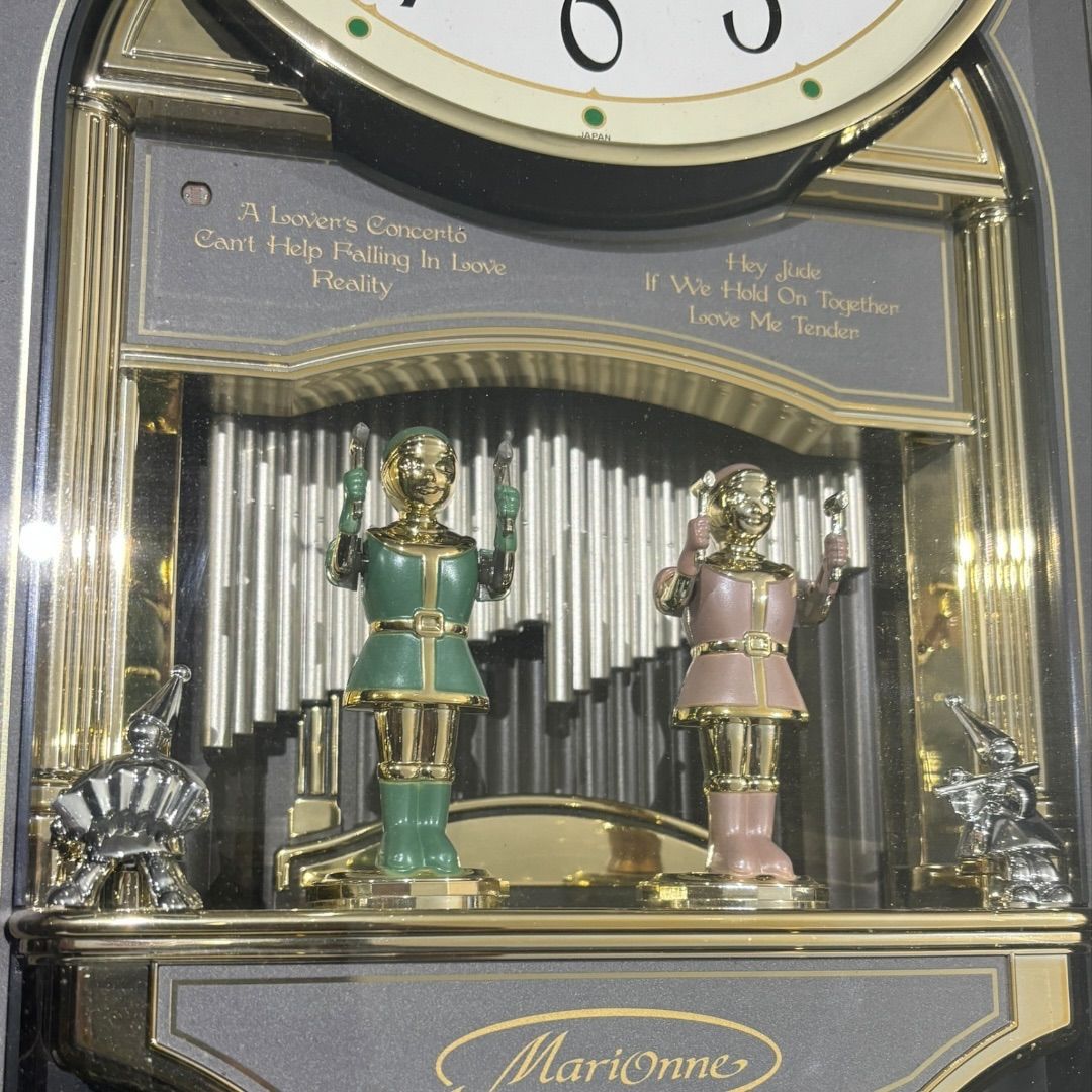 SEIKO セイコー からくり時計 マリオーヌ Marionne 掛け時計 柱