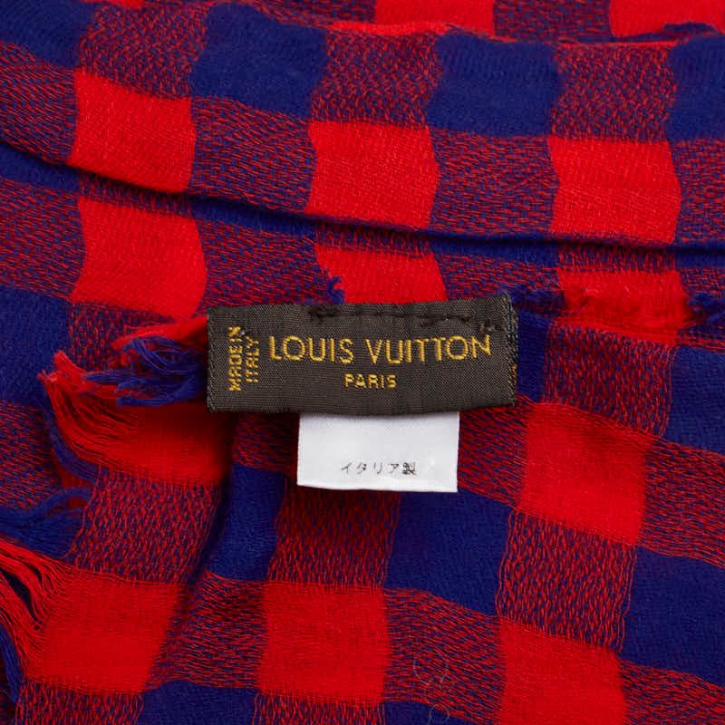 ルイ ヴィトン エトール マサイ チェック柄 ストール マフラー マルチ