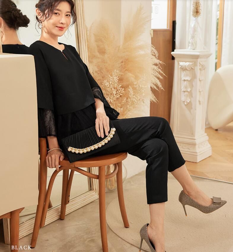 ママスーツ スーツ レディース セレモニースーツ 入学式 卒業式 スーツ 母 卒園式 入園式 服装 母親 結婚式 フォーマルスーツ パンツスーツ セットアップ 大きいサイズ 30代 40代 50代 おしゃれ cuiying100