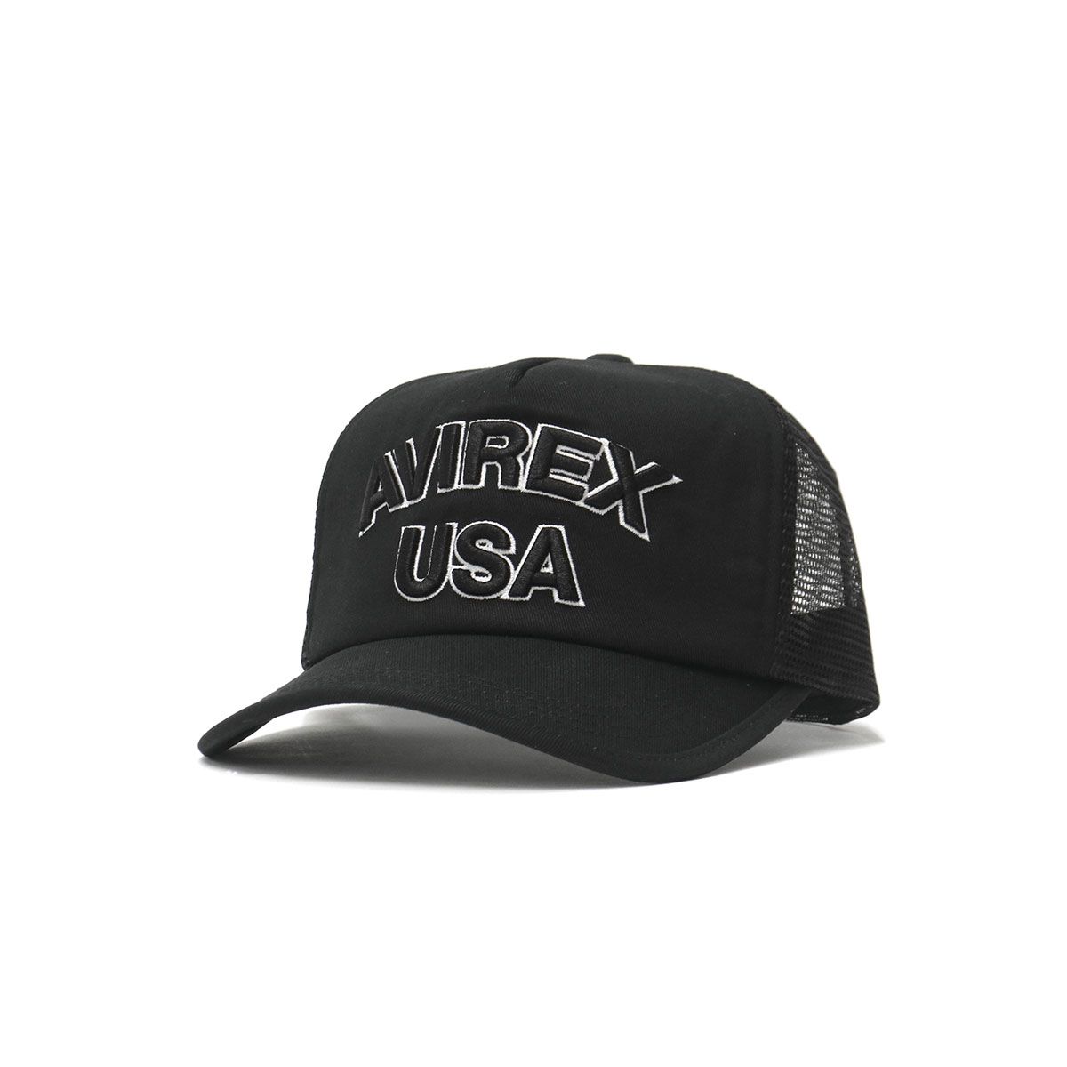 アヴィレックス キャップ AVIREX HEAD WEAR AX USA メッシュキャップ 帽子 メンズ レディース アビレックス 14407200 ブラック(80)