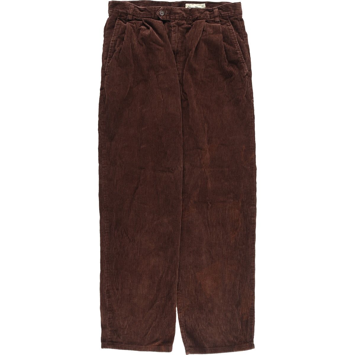 古着 エディーバウアー Eddie Bauer ツータック 太畝 コーデュロイパンツ メンズw34/eaa385284