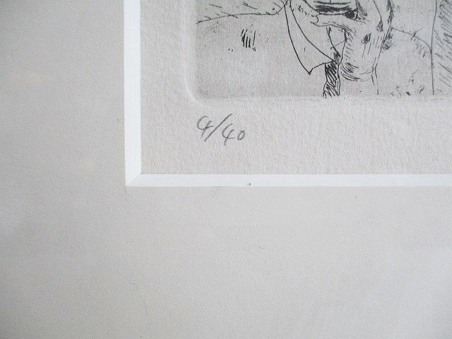 美術品・アンティーク・コレクション 山本容子 初期版画作品 Peep