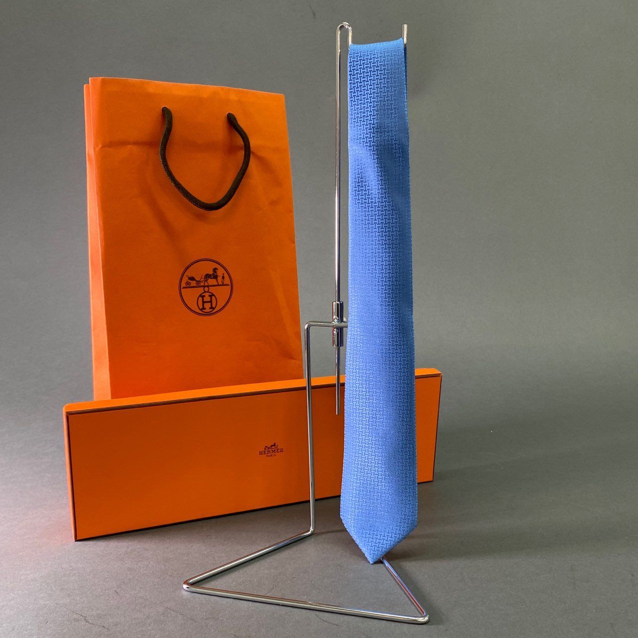 新品 HERMES ネクタイ ギフトに最適♪【HERMES】H Love You tie シルクネクタイ