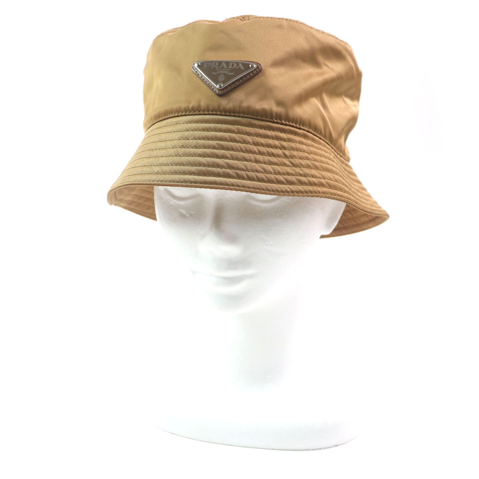 美品▽PRADA プラダ 2HC137 RE-NYLON トライアングルロゴ 三角プレート  