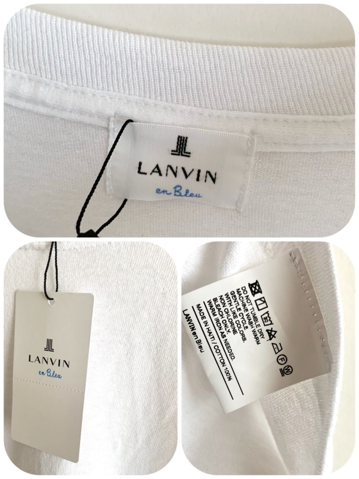 LANVIN en Bule × UTOPIE グラフィックアート ロンT カットソー