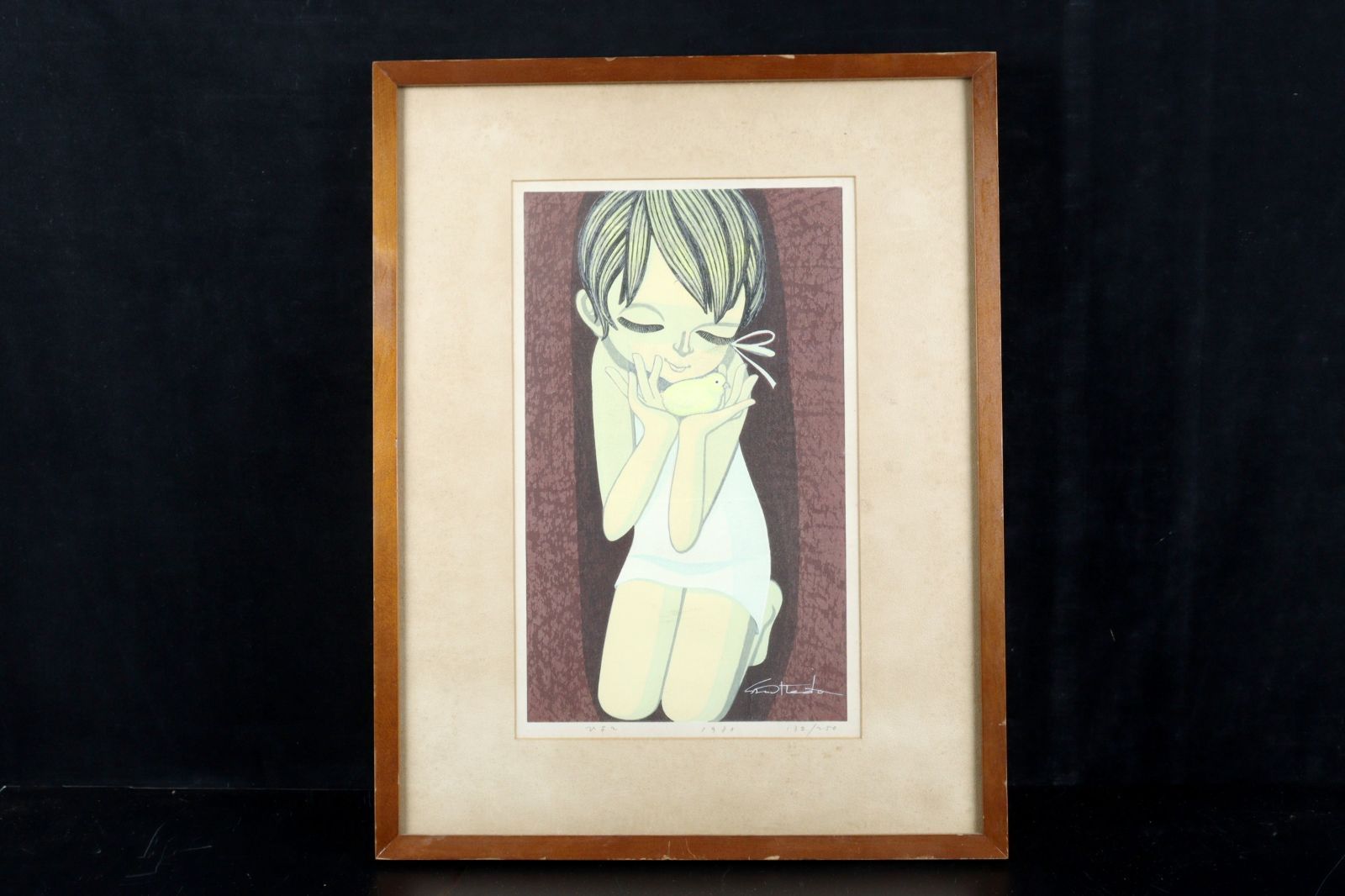 ぺこちゃん　●池田修三／オリジナル木版画７● ぺこちゃん様専用 ○池田修三／オリジナル木版画7○