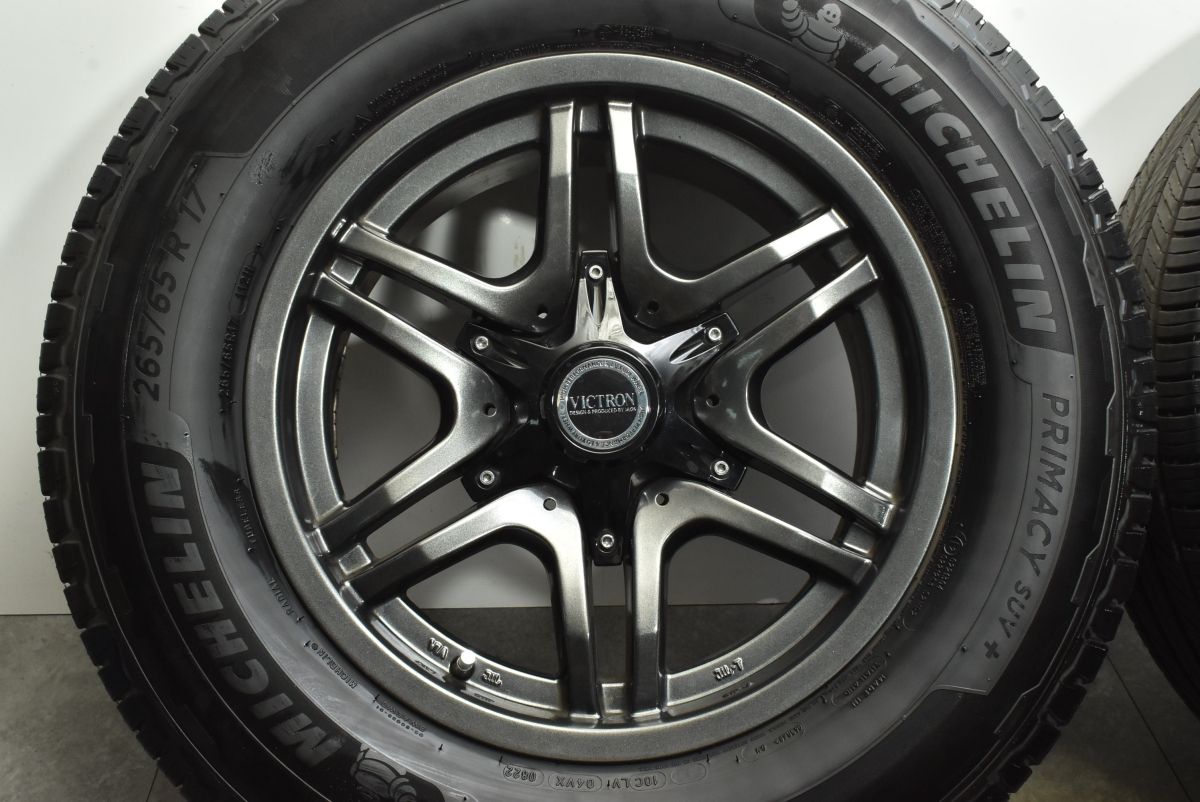 バリ溝】VICTRON 17in 8J +25 PCD139.7 ミシュラン プライマシー バリ溝】VICTRON 17in 8J +25 PCD139.7 ミシュラン プライマシー
