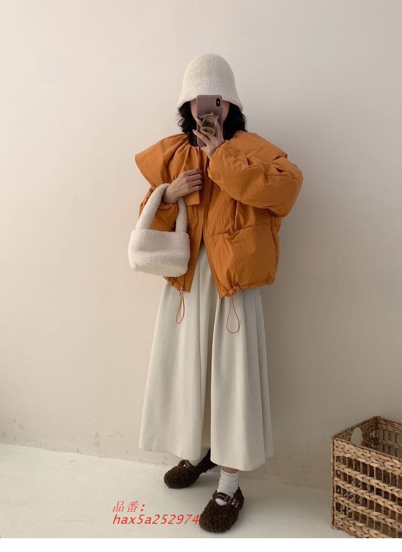 ショートのダウンジャケット レディース