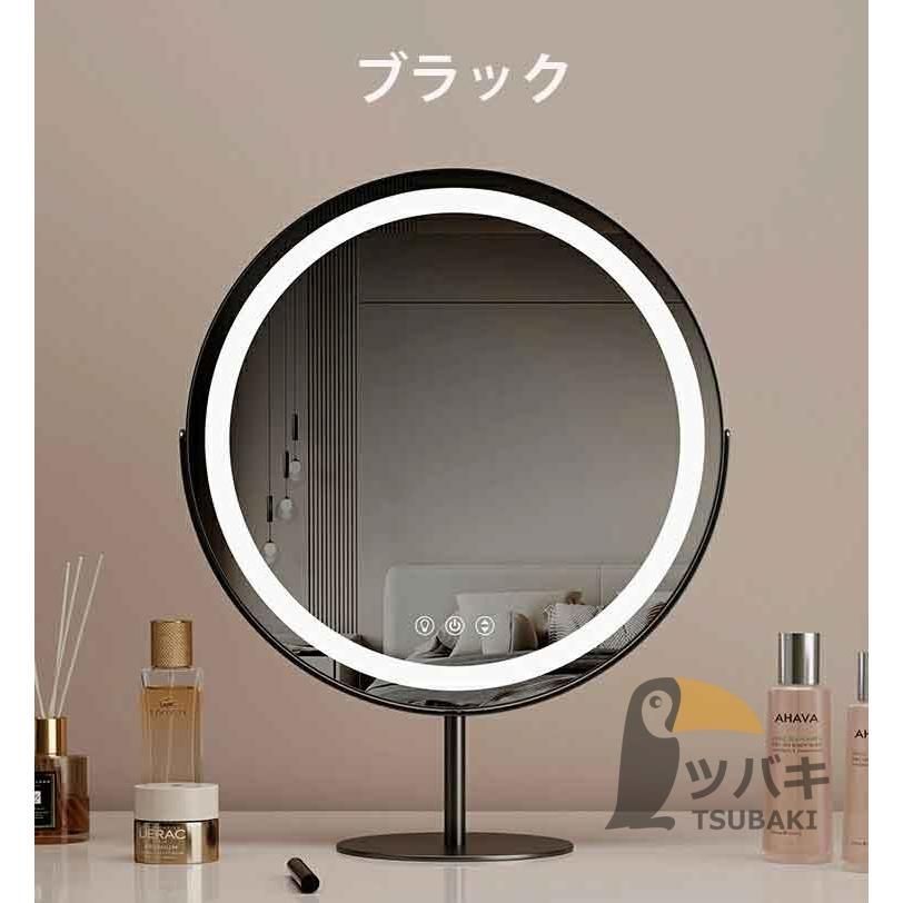 卓上ミラー ledライト付き