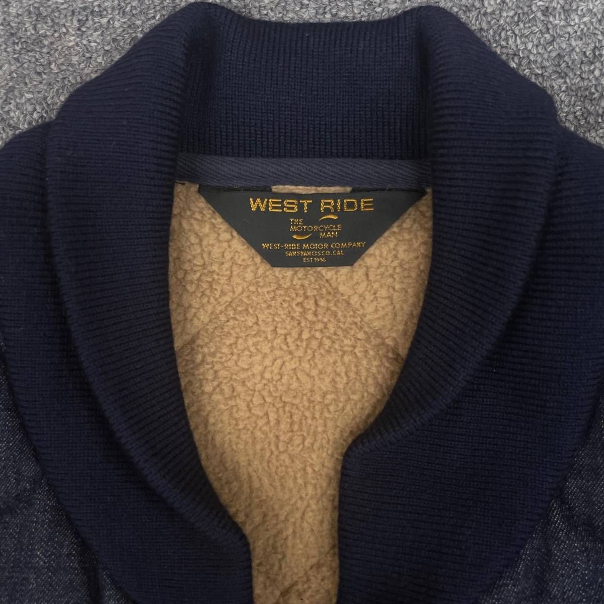 【新品未使用】WEST RIDE デニムキルティングベスト　XXL 44-46 WESTRIDE QUILTING DENIM VEST キルティング ベスト - メルカリ