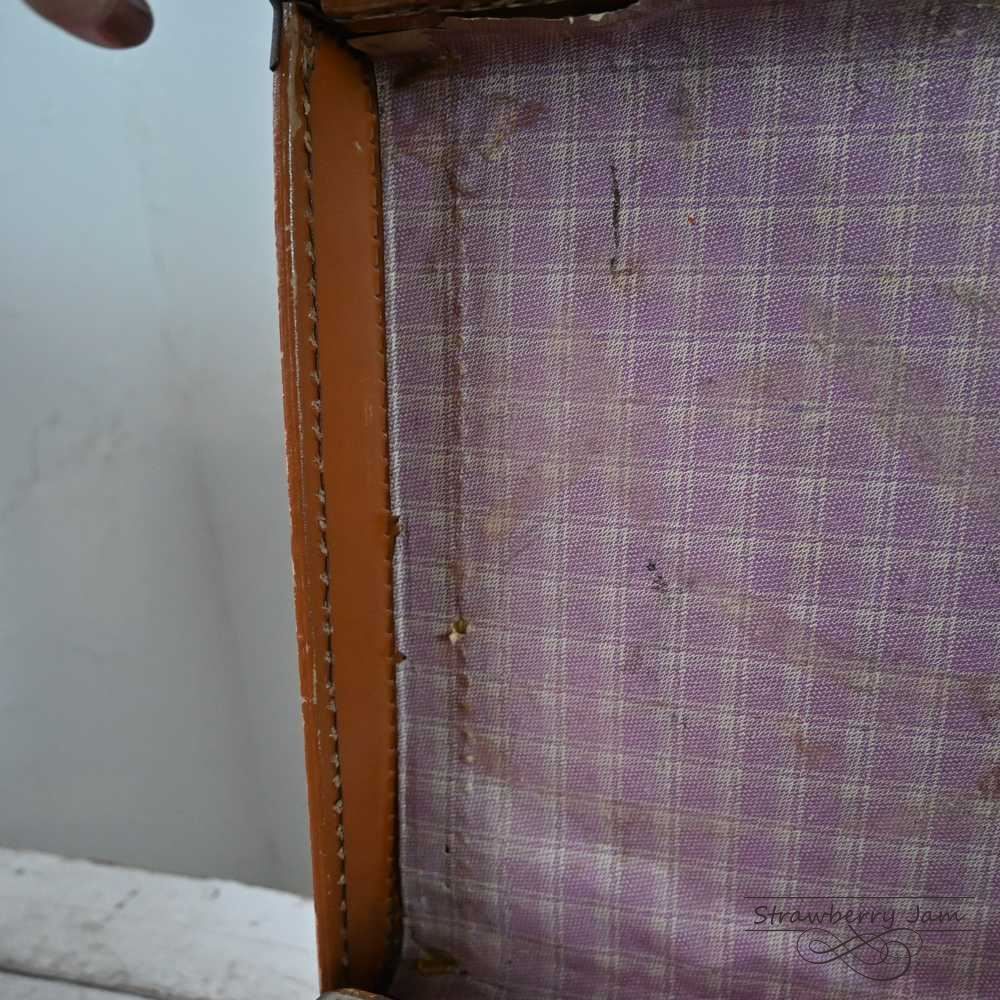 L3612-99-11 英国アンティーク トランク レザー 収納 かばん イギリス