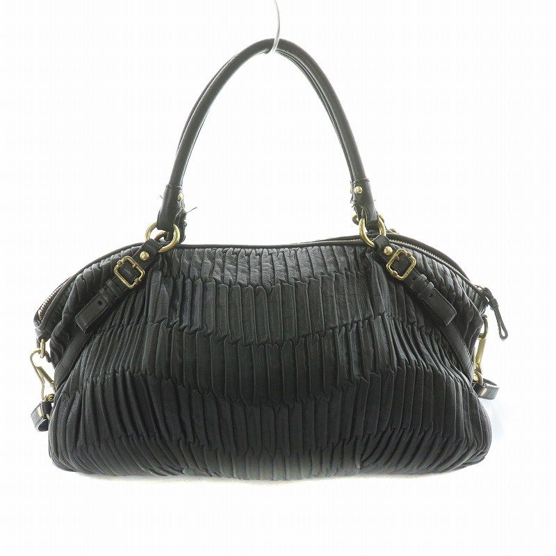 コーチ COACH マディソンギャザードレザー 2WAY ハンドバッグ