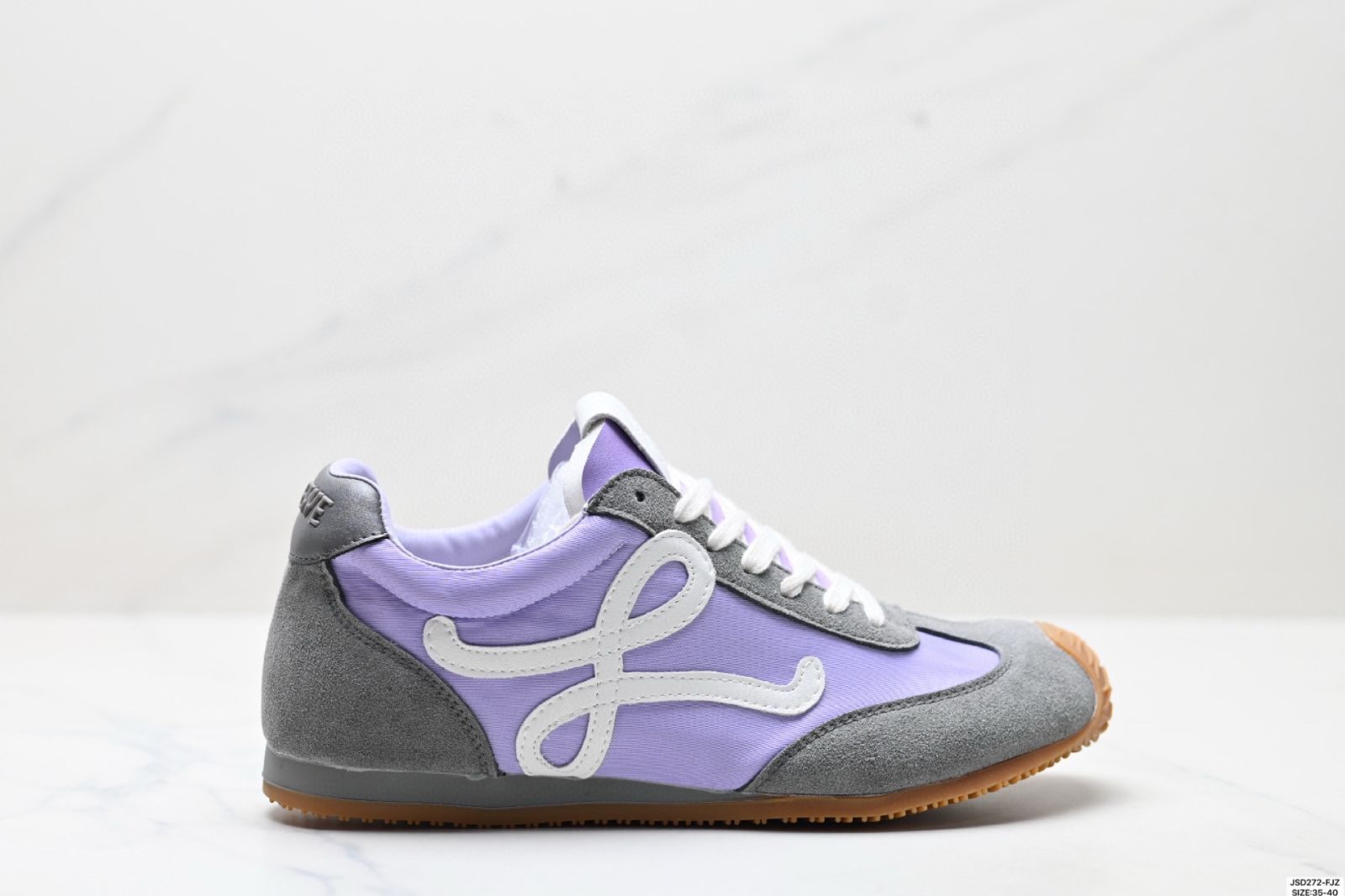 loewe ballet runner 2.0スポーツシューズ23.5cm Ballet Runner 2.0 in nylon and calfskin Multicolor - LOEWE