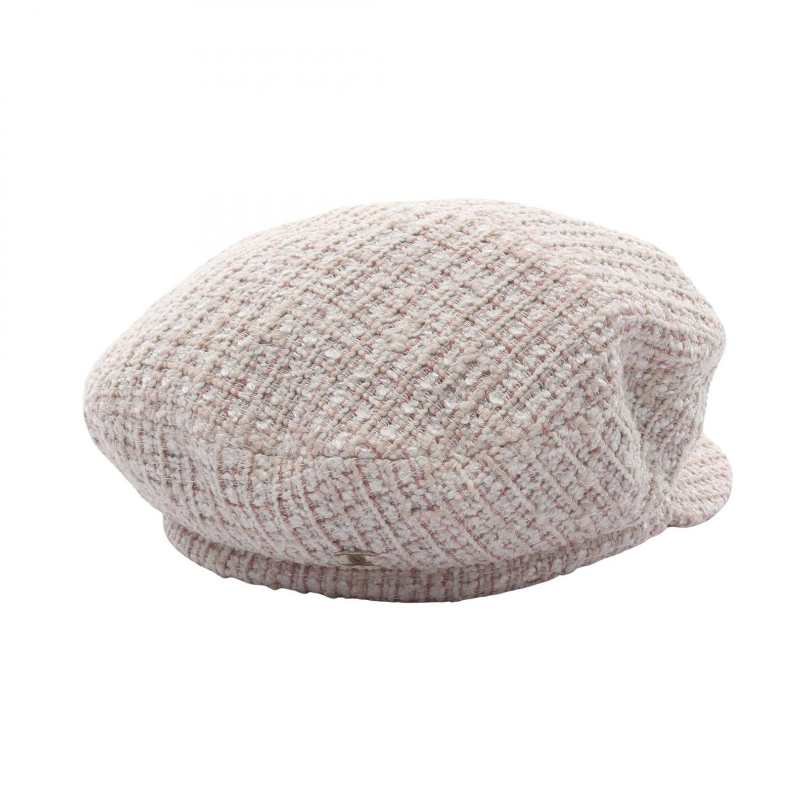 シャネル CHANEL ココマーク ピンク その他 ツイードキャスケット