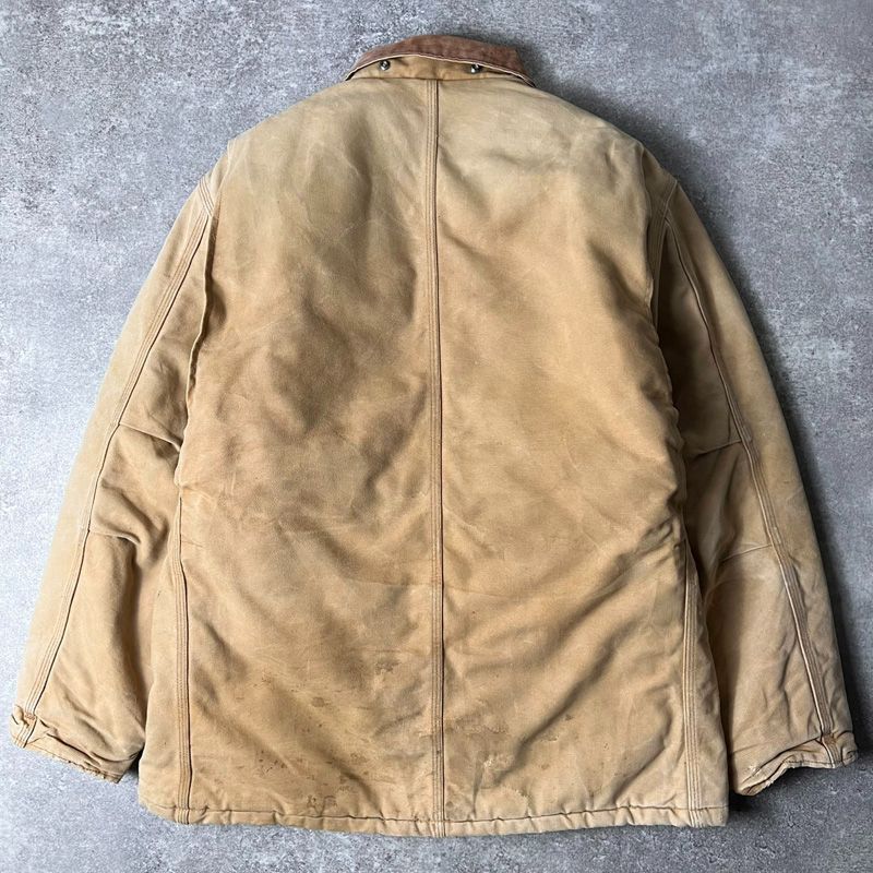 雰囲気系 Carhartt 中綿 キルティング ライナー ダック