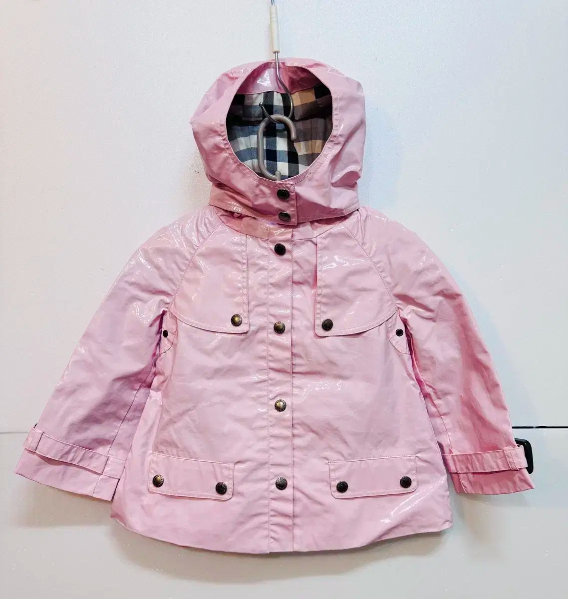 BURBERRY バーバリー キッズ ピンク レインコート ジャケット 4Y 104