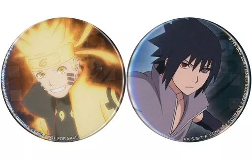 中古】バッジ・ピンズ ナルト＆サスケ 缶バッジ2個セット 「PS5/PS4
