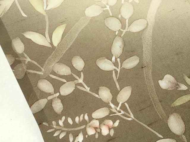 平和屋本店□極上 夏物 石川県指定無形文化財 夏牛首紬 白山工房 手織