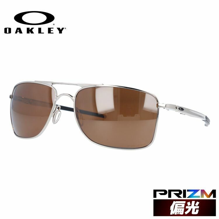 【訳あり】オークリー 偏光 サングラス ゲージ8 ラージ プリズム OAKLEY GAUGE 8 LARGE OO4124-0962 62サイズ スクエア 釣り ドライブ モデル