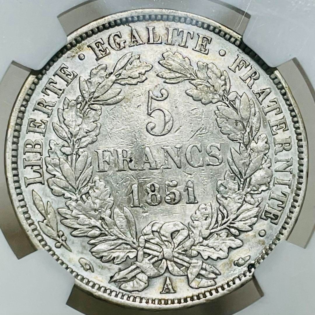 セレス女神 フランス 5フラン 大型銀貨 1851 NGC VFDETAILS - メルカリ