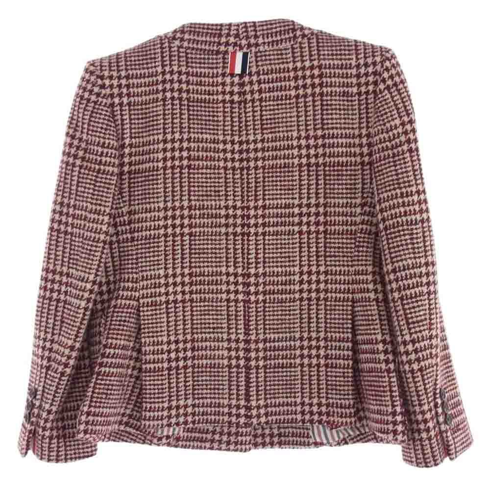 トムブラウン THOM BROWNE 千鳥柄 テーラード ジャケット ウール THOM BROWNE トムブラウン 千鳥柄 テーラード ジャケット 0