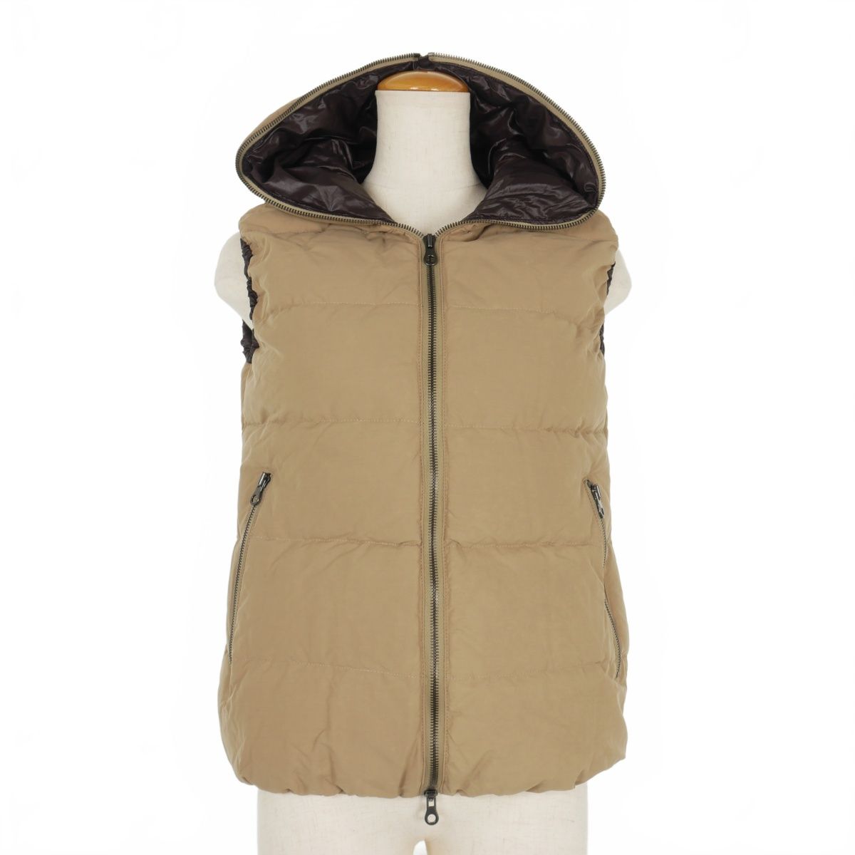 デュベティカ DUVETICA FEBEDUE ピーチスキン ダウンベスト コットン