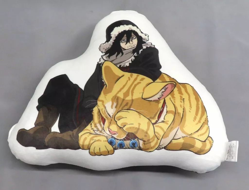 僕のヒーローアカデミア　相澤消太　ミニダイカットクッション 中古】クッション・本体 相澤消太 描き下ろしミニダイカットクッション