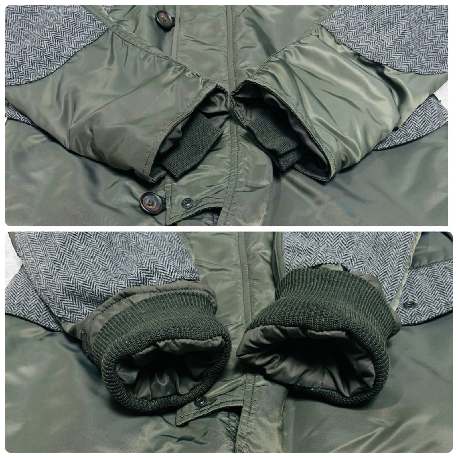 美品 ALPHA INDUSTRIES NICOLE CLUB FOR MEN N-3B フライトジャケット 
