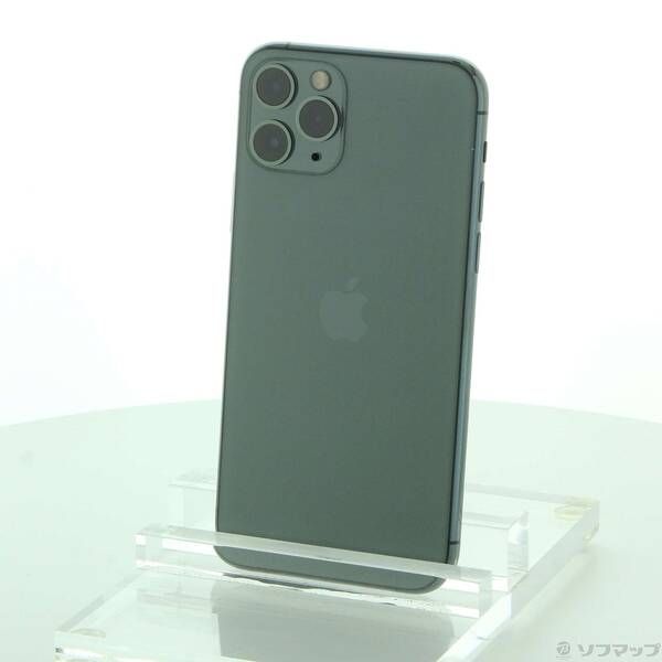 中古品〕 iPhone11 Pro 256GB ミッドナイトグリーン MWCC2J/A 中古品〕 iPhone11 Pro 256GB ミッドナイトグリーン MWCC2J/A