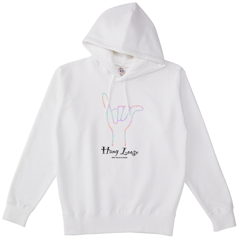 グラフィックパーカー　Hang Loose Color -Parka-