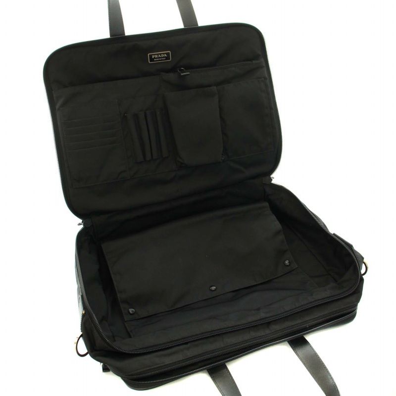 PRADA ブラック ビジネスバッグ テスート プラダ PRADA ブリーフケース