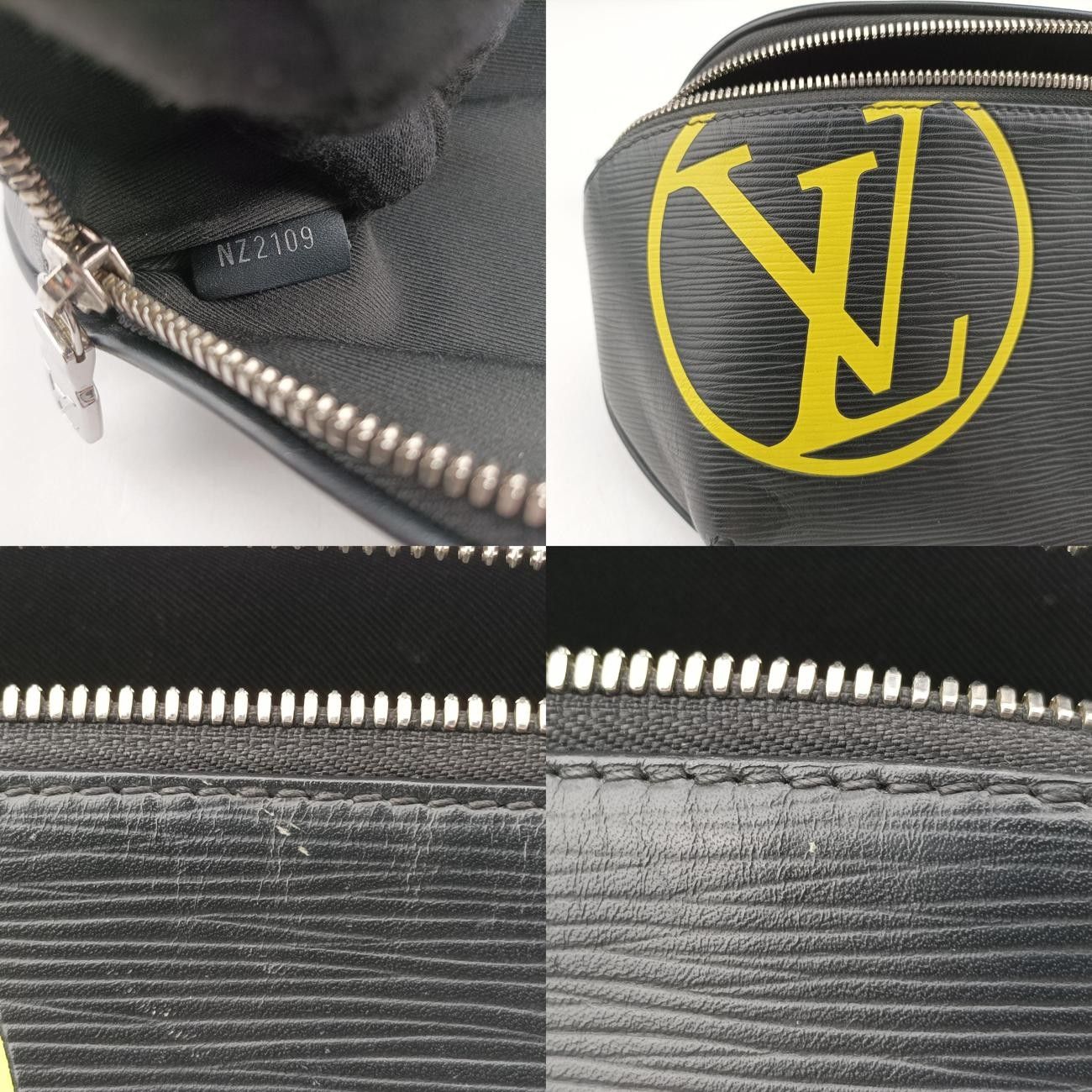 ルイヴィトンLouis VuittonバムバッグノワールエピM55131NZ2109