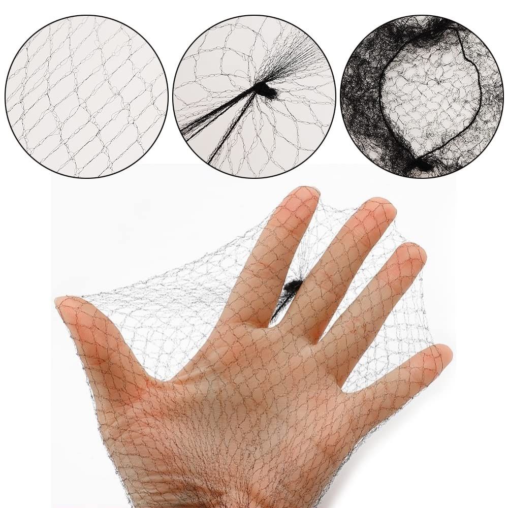 仕事 バレエ 弾力性あり ブラック 髪束ね アシアナネット シニヨンネット お団子ネット ヘアネット 髪長さ50 cmに対応 セット 髪束ねネット YFFSFDC