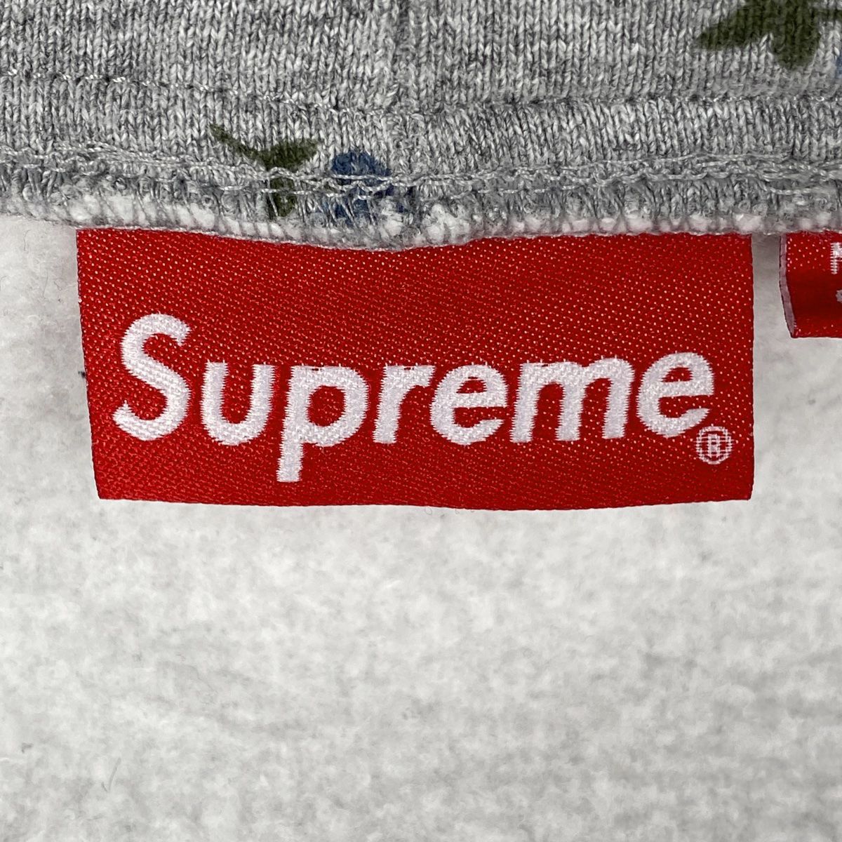 シュプリーム Supreme ロゴ ジップアップ パーカー フラワー 花柄