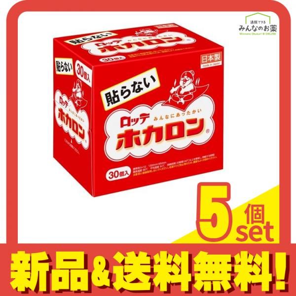 ホカロン 貼らない 30個 5個セット まとめ売り