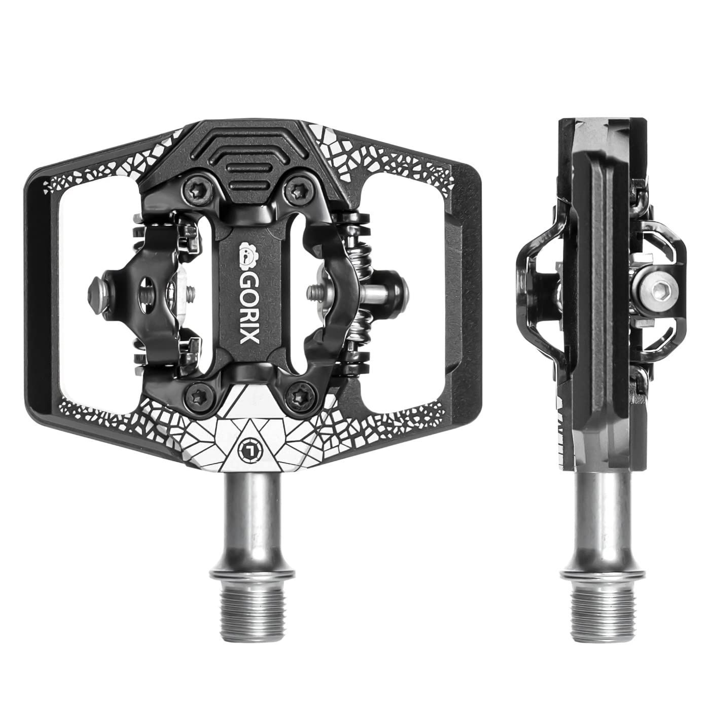 自転車 SHIMANO SPDビンディングシューズ GORIX ペダルセット