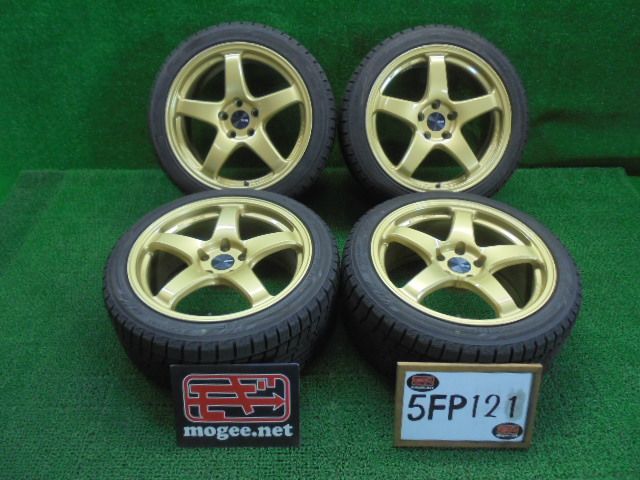 5FP121 AAH 送料無料 バリ山 245|40R18 iceGUARD iG60 スタッドレス アルミホイールセット 2025年製 CBA-CVB インプレッサ