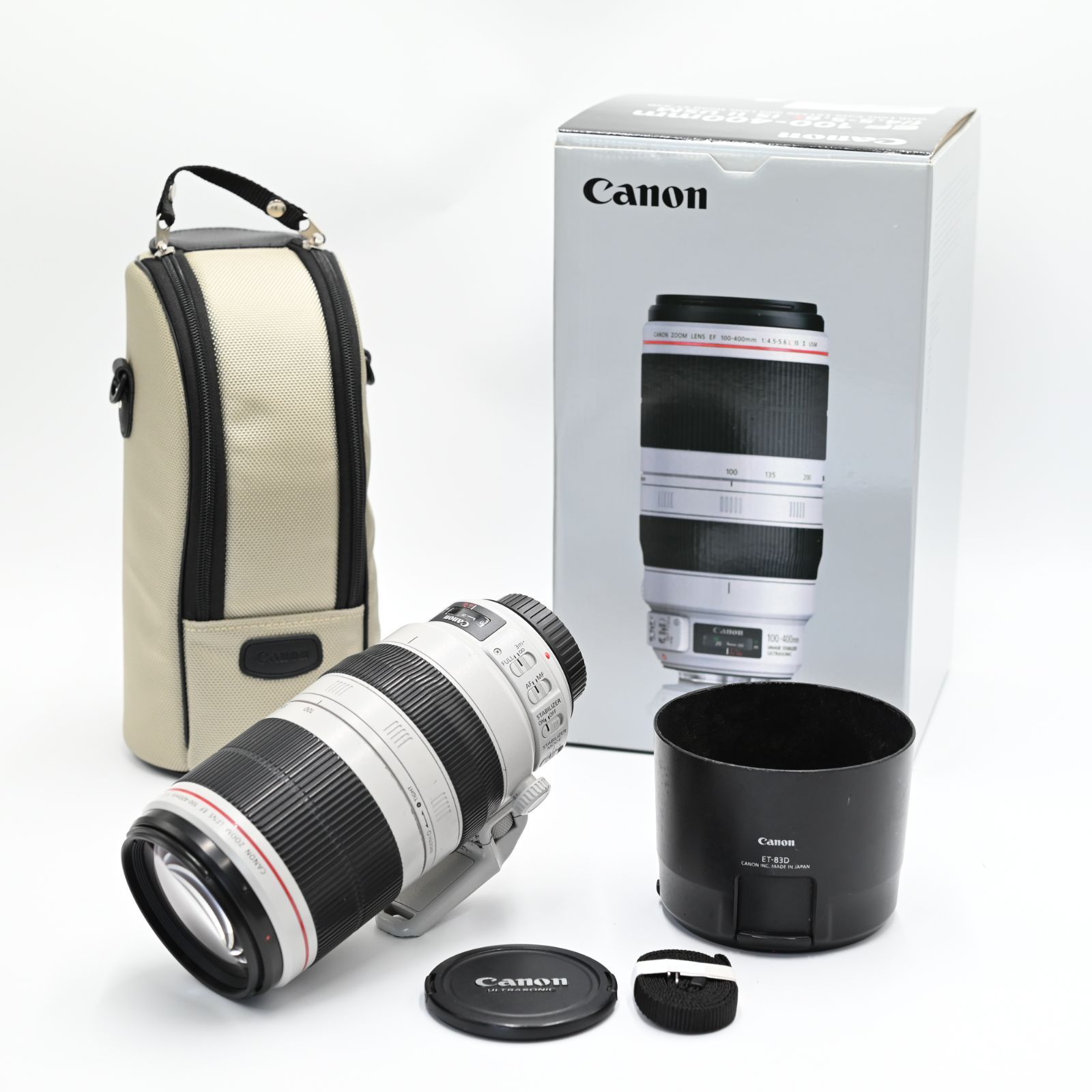 Canon キヤノン EF100-300mm F4.5-5.6 USM 中古】Canon キヤノン 望遠ズームレンズ EF100-400mm F4.5-5.6L