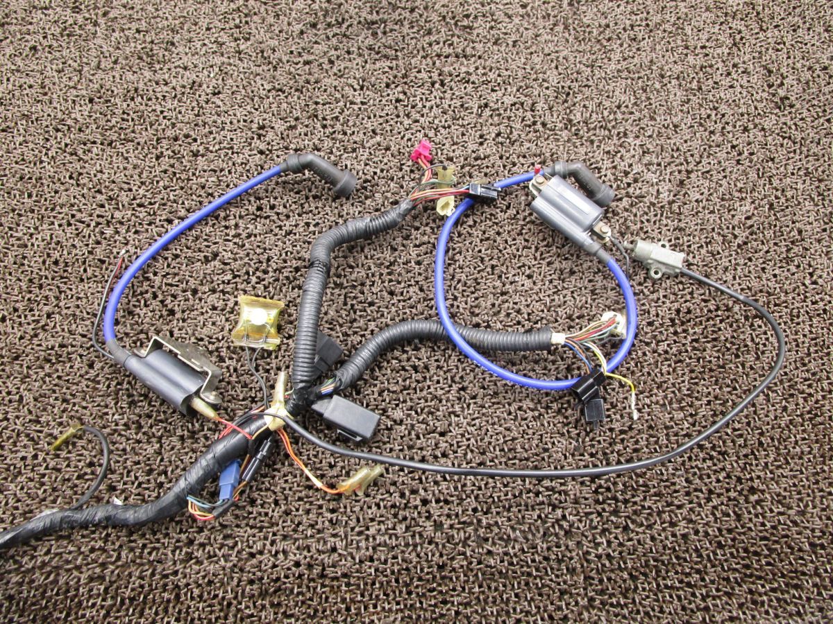 SRV250S メインハーネス A2426 レギュレター スターターリレー イグニッションコイル 4DN ヤマハ 4DN キャブ車 動画有