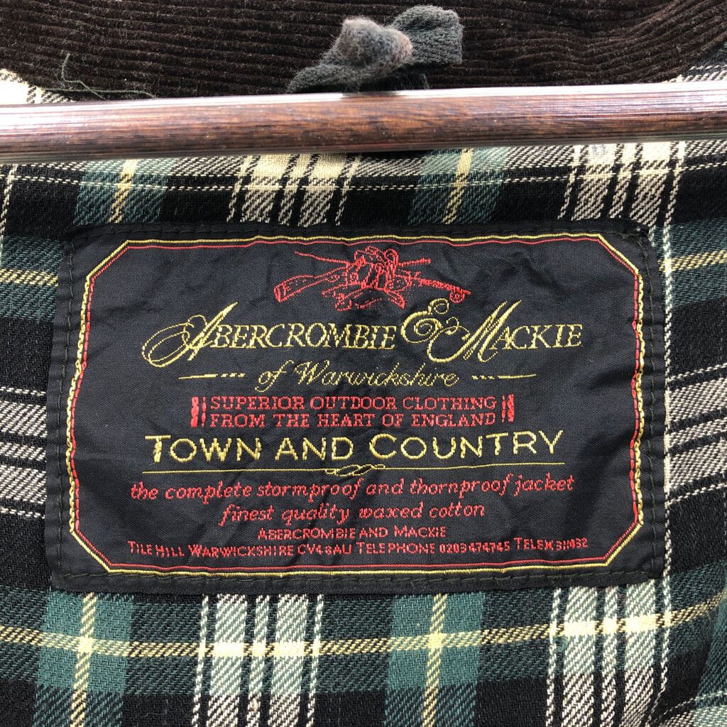 70年代 ABERCROMBIE&MACKIE オイルドジャケット オリーブ (メンズ L相当) 中古 古着 Q4578 メルカリ