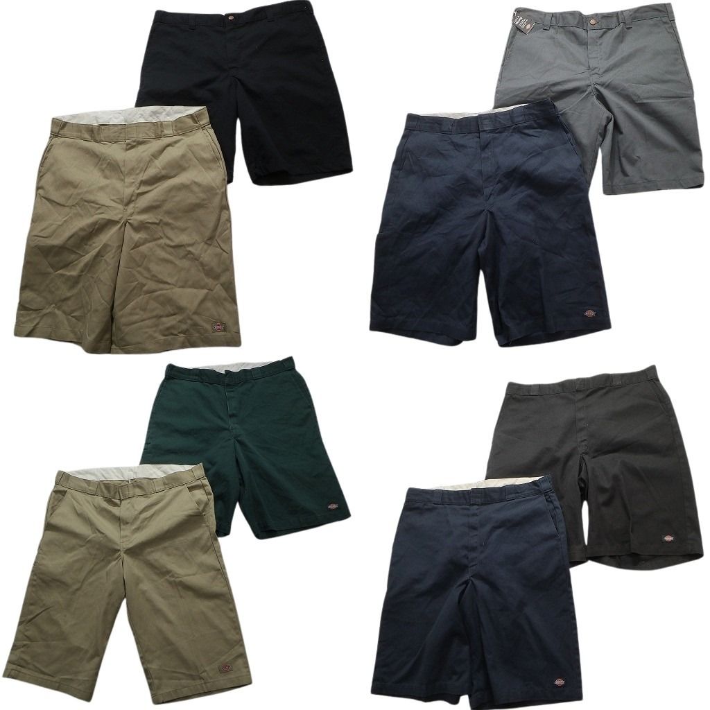 古着卸 ディッキーズ Dickies ショーツ パンツ 8枚セット メンズ 40 セルフォンポケット ワーク 古着 NA4798