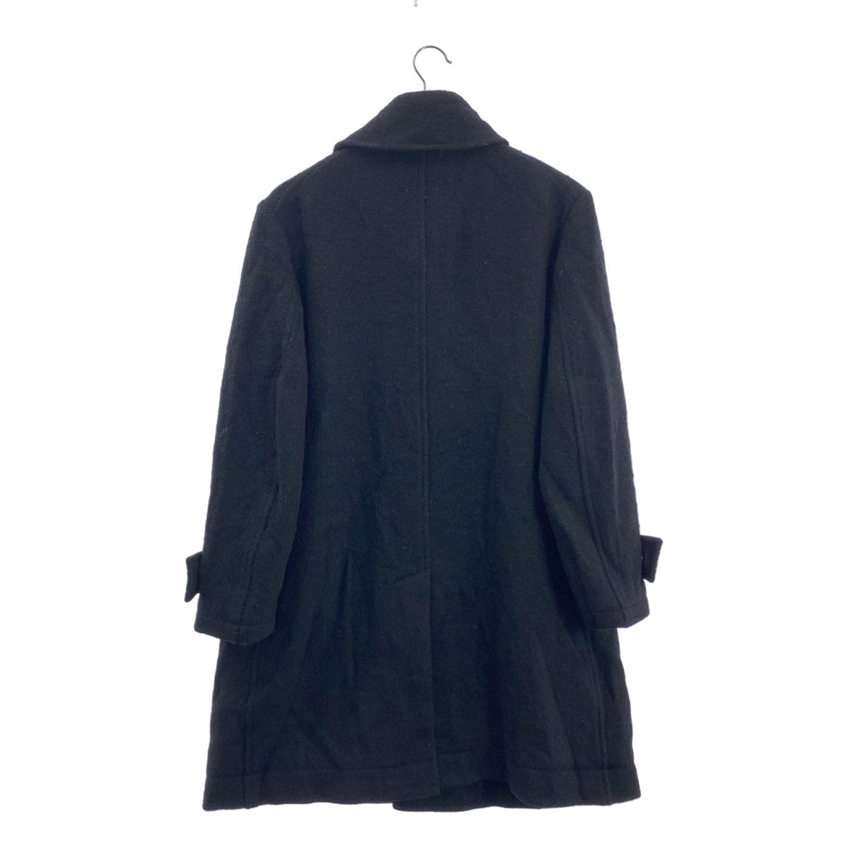 Y's / ワイズヨウジヤマモト | ウール ツイード コート | 2 | ブラック