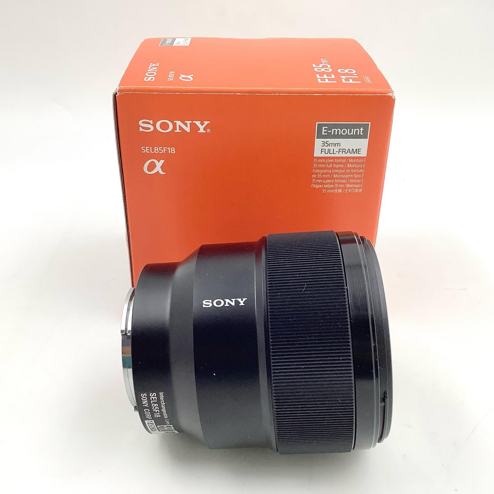 美品】SONYソニー FE 85mm F1.8 SEL85F18 Eマウント