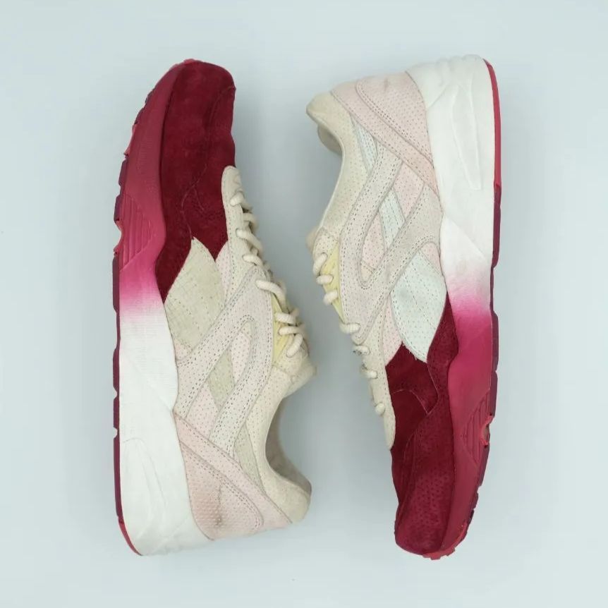 PUMA R698 RONNIE FIEG SAKURA KITH プーマ R698 ロニー ファイグ サクラ 白 赤 ピンク 桜 27.5cm  359620 01 - メルカリ