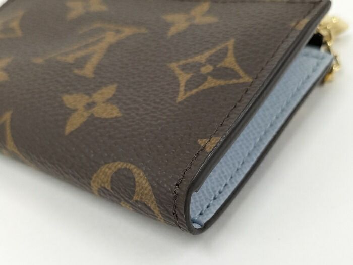 ルイヴィトン コインケース ポルトクレノア オランプブルー モノグラム LOUIS VUITTON ポルトクレノア コインケース モノグラム