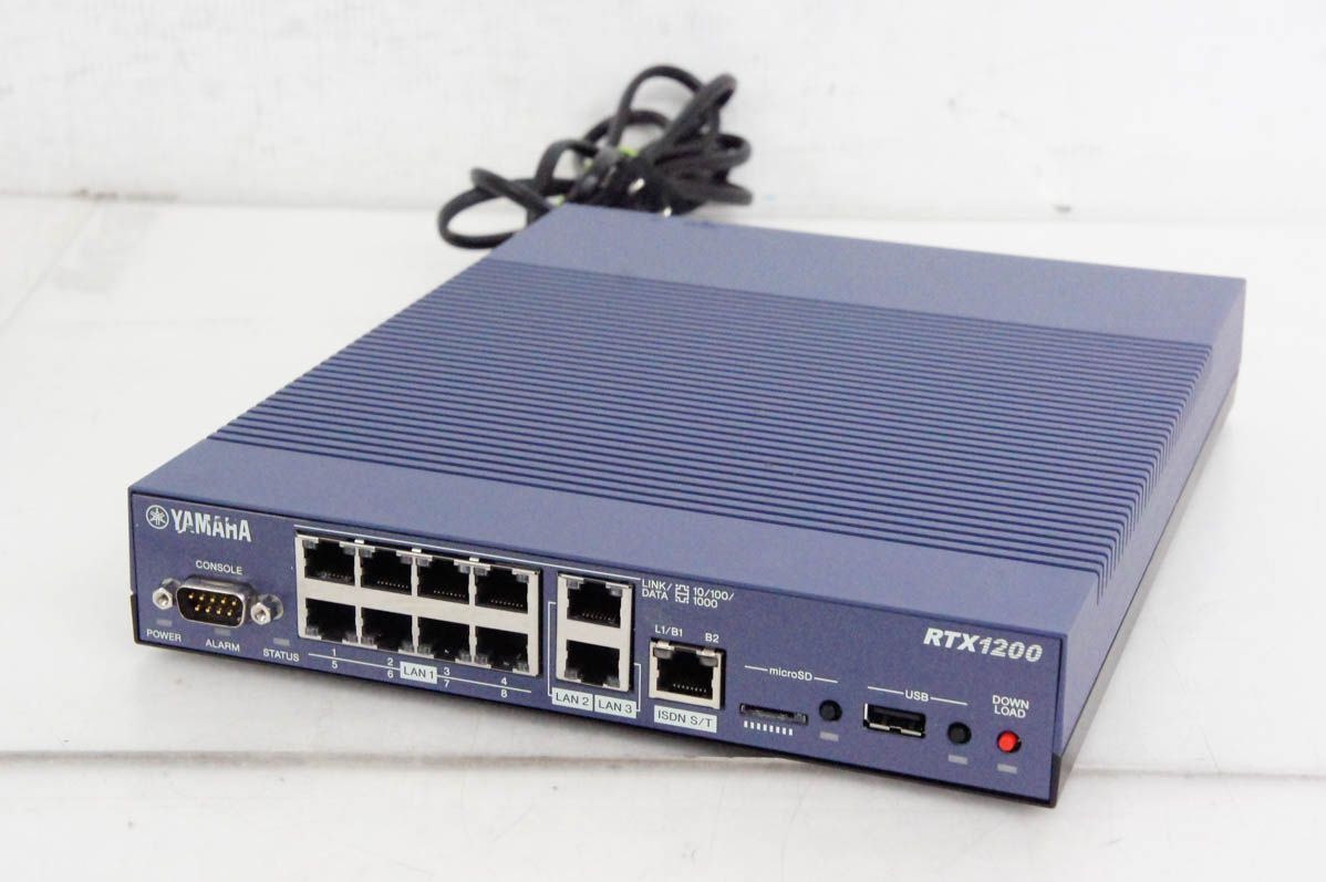 ヤマハ ギガアクセスVPNルーター RTX1200 中古YAMAHAヤマハ ギガアクセスVPNルーター RTX1200 整備済み品