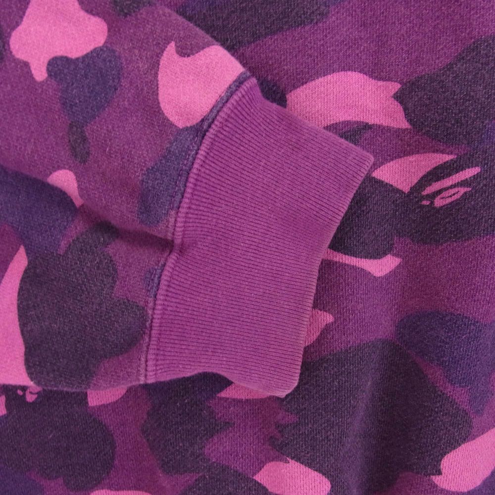 A BATHING APE アベイシングエイプ 00s BAPE ロゴ ライトストーン スウェット パープル系 XL【中古】 A BATHING APE アベイシングエイプ 00s BAPE ロゴ ライトストーン