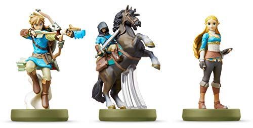 任天堂 amiibo ゼルダの伝説 ブレス オブ ザ ワイルド 3種セット リンク 弓 リンク 騎乗 ゼルダ