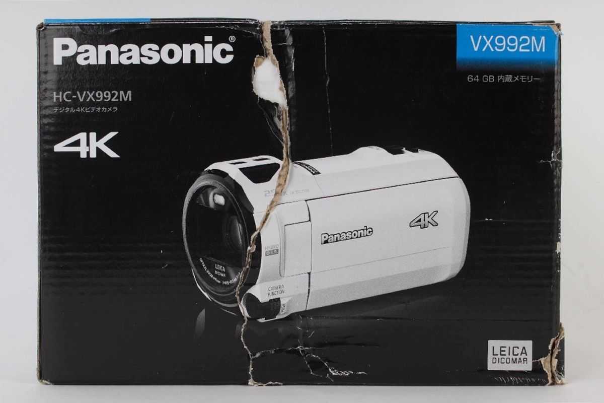 販売人気パナソニック 4K ビデオカメラ VX992M 64GB HC-VX992M-T ビデオカメラ